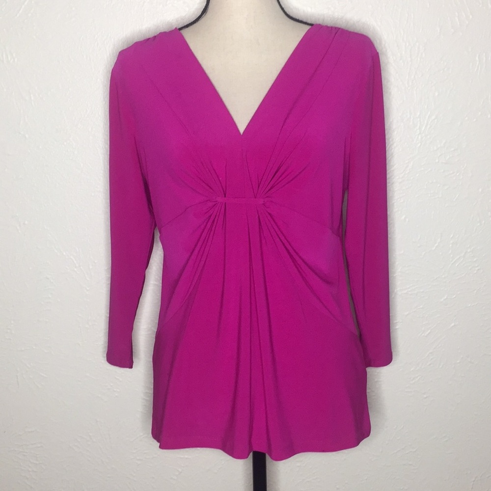 Chaus Gathered Top Size Medium